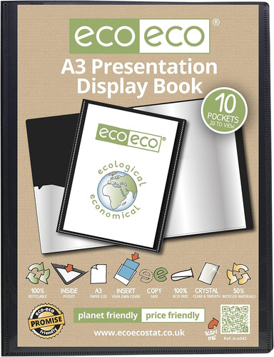 Recycled presentation book - recycled,