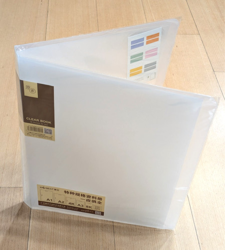 Clear display book 40 - display,