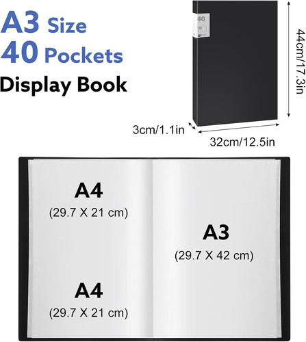 Art portfolio 40 pocket - a3,