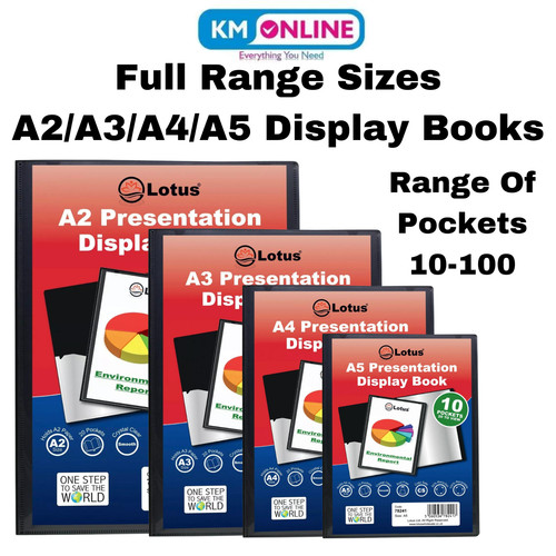 A2 black presentation - a5/a4/a3/a2,
